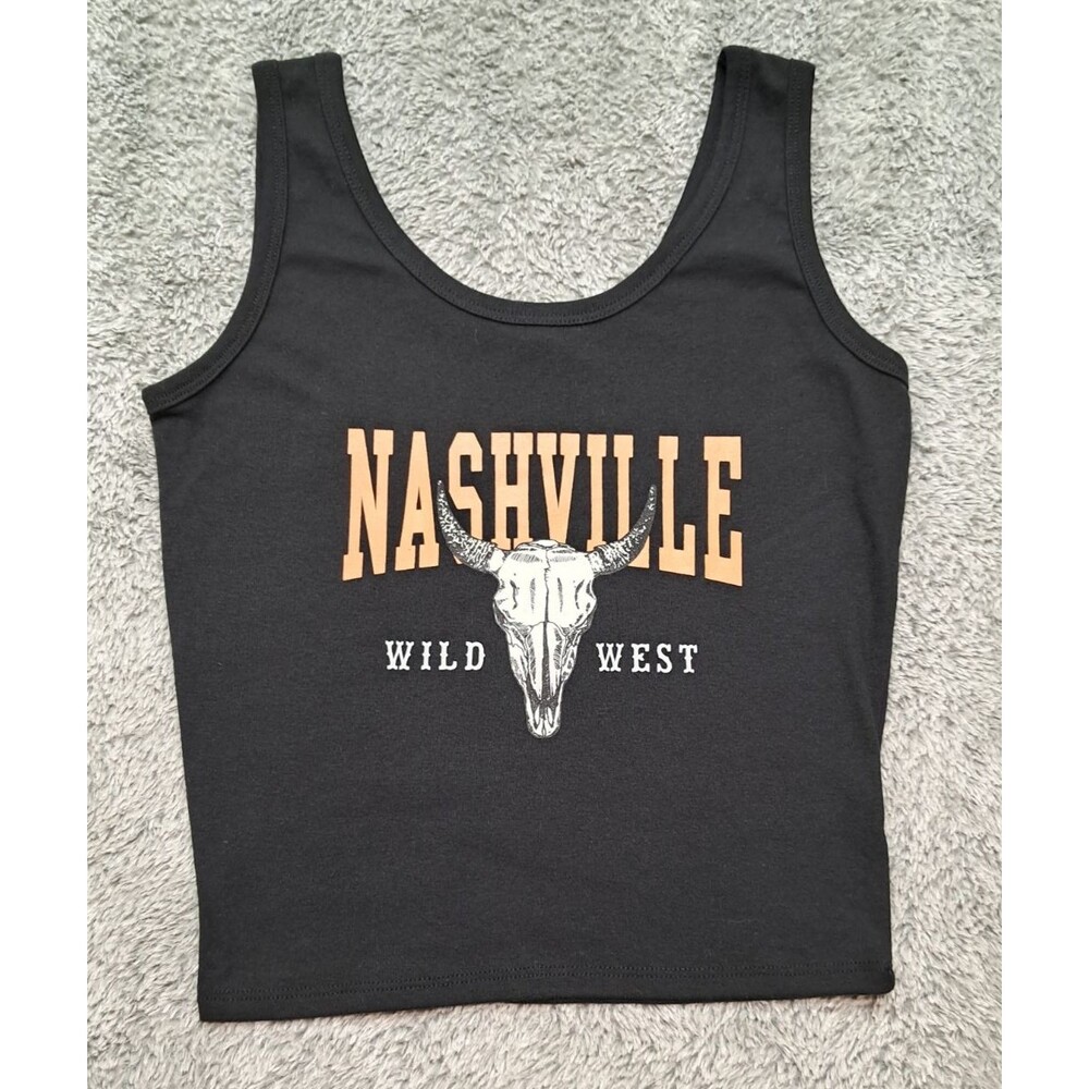 Obsessive Love Tank Top Womens Sz Large Nashville Wild West Tennesee Country - Picture 2 of 6